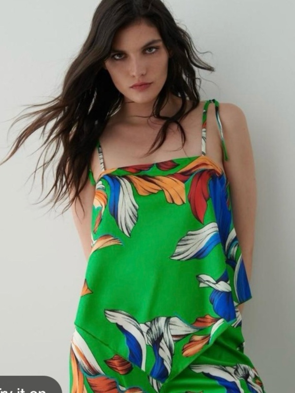 Zara Floral Bandana Top